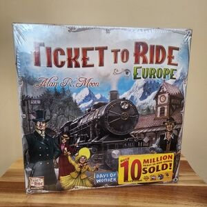 SEALED NEW! Ticket to Ride Board Game Europe Edition